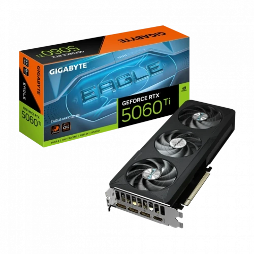 Видеокарта Gigabyte (GV-N506TEAGLEMAX OC-8GD) GeForce RTX 5060 Ti 8GB EAGLE MAX OC