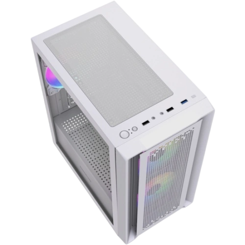 Компьютерный корпус Powercase Mistral SM04 TG ARGB White (CMMSM04W-A3)