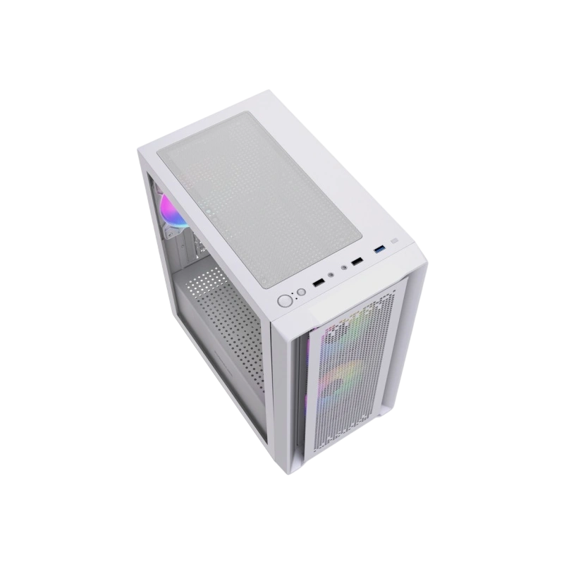Компьютерный корпус Powercase Mistral SM04 TG ARGB White (CMMSM04W-A3)