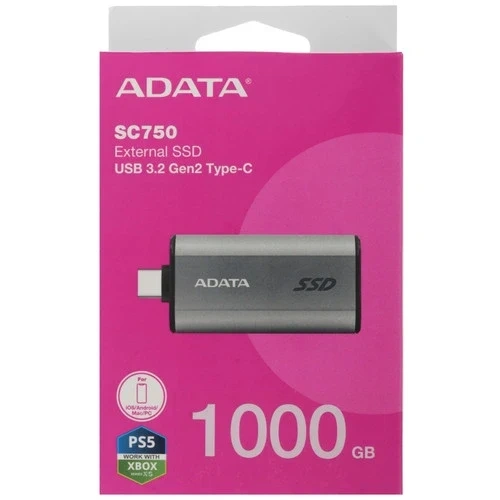 Внешний SSD ADATA XPG 1000 Gb USB 3.2 (SC750-1000G-CCBK)