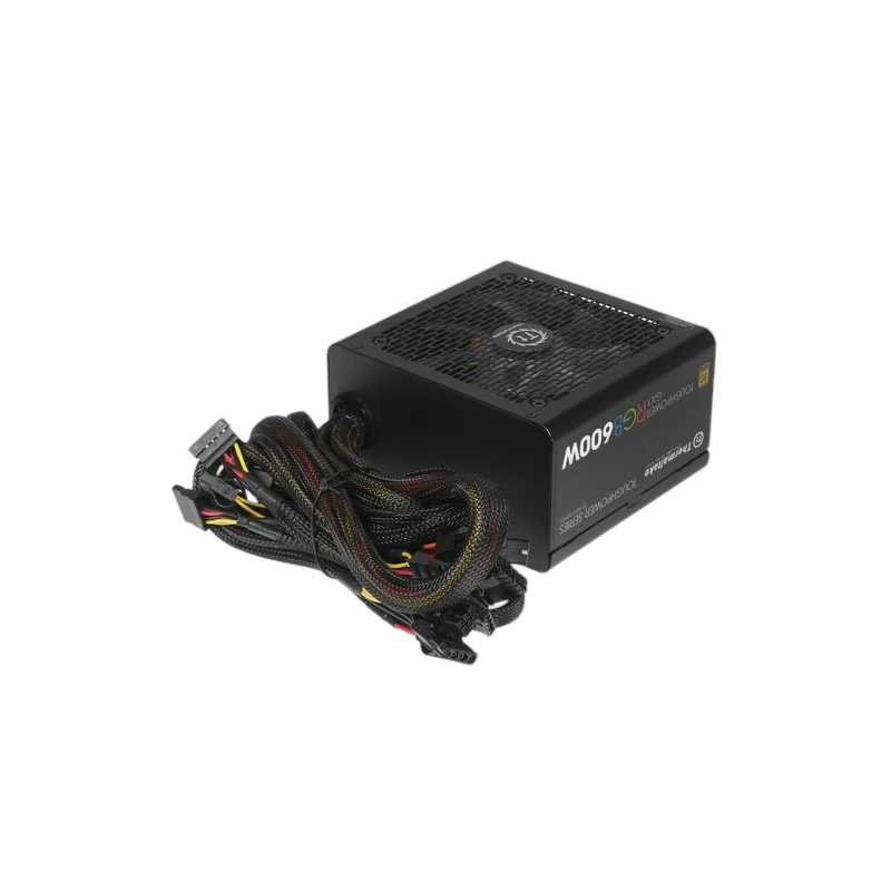 Блок питания Thermaltake 600W TOUGHPOWER GX1 RGB 600 (PS-TPD-0600NHFAGE-1) документация, кабельные стяжки, комплект крепежа