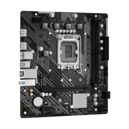 Материнская плата ASRock H610M-H2/M.2 D5 x кабель SATA, документация, задняя планка, крепеж для разъема M.2