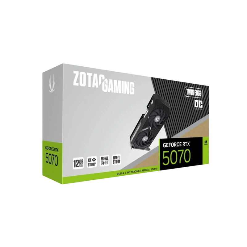 Видеокарта ZOTAC (ZT-B50700H-10P) GeForce RTX 5070 12GB Twin Edge OC