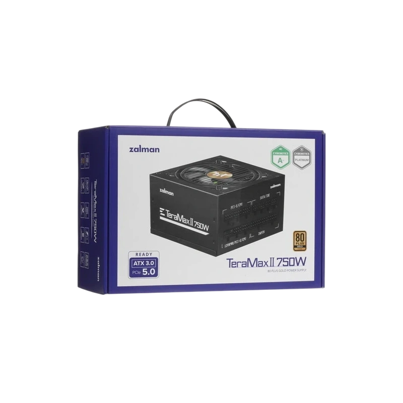 Блок питания Zalman 750W (ZM750-TMX2) 16 Pin (PCIe 5.0 Connector Cable Details) документация, комплект кабелей