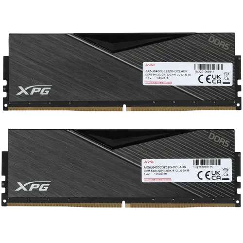 Оперативная память 64 Gb 6400 MHz ADATA XPG LANCER Black (AX5U6400C3232G-DCLABK)