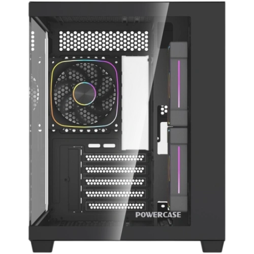 Компьютерный корпус Powercase Vision Micro M5CB TG ARGB Black (CVMM5CHB-A3)