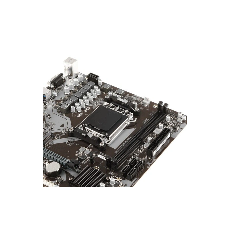 Материнская плата Gigabyte B650M S2H x кабель SATA, документация, задняя планка