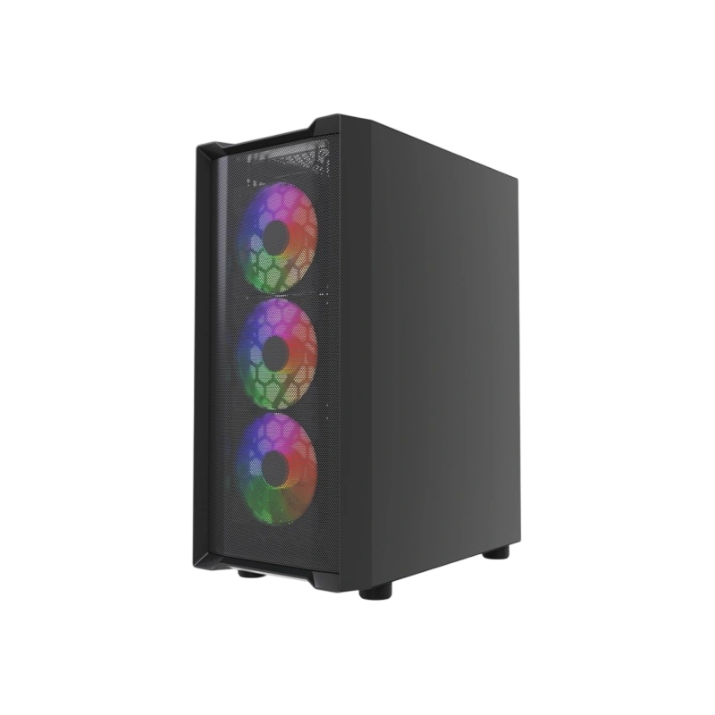 Компьютерный корпус Powercase Mistral EA19 TG ARGB Black (CMAEA19-A4)