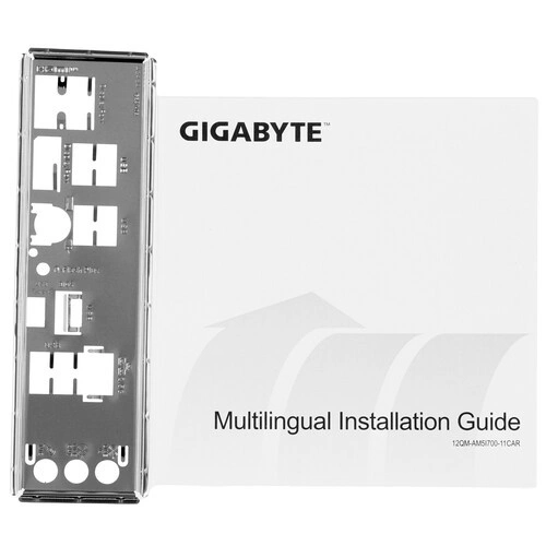 Материнская плата Gigabyte B850M DS3H документация, задняя планка