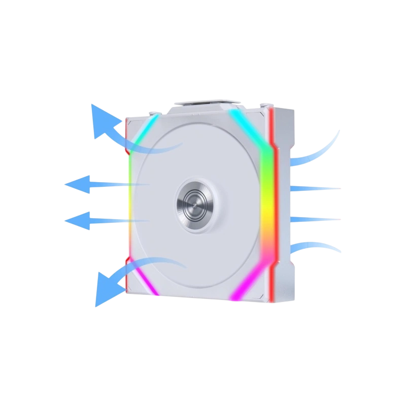 Вентилятор для корпуса Lian Li UNI FAN SL WIRELESS 120 Reverse Blade ARGB White 12RSL1W1W (G99.12RSL1W1W.R0)