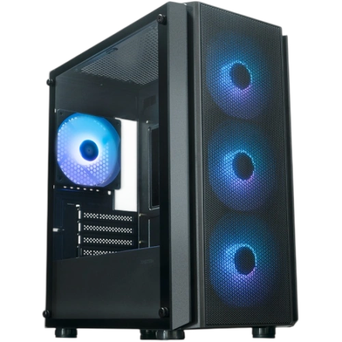 Компьютерный корпус XASTRA A402M 4ARGB-C6 TG Black (A402M-4FC12A-BK-C6)