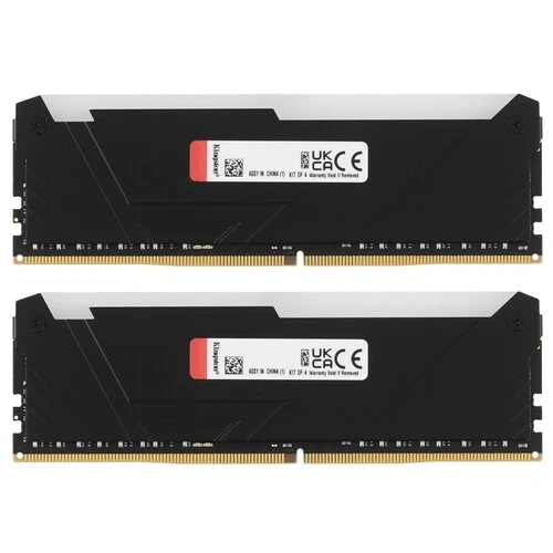 Оперативная память 64 Gb 3200 MHz Kingston FURY Beast Black (KF432C16BB2AK4/64)