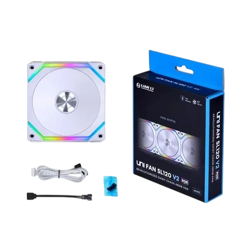 Вентилятор для корпуса UNI FAN SL ARGB White V2