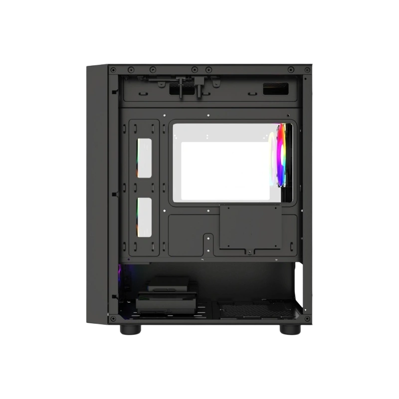 Компьютерный корпус Powercase Mistral Micro EM19 TG ARGB Black (CMMEM19B-A4)