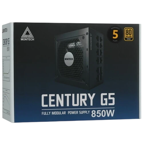 Блок питания Montech 850W CENTURY G5 (CENTURYG5850) 16 Pin (PCIe 5.0 Connector Cable Details) документация, комплект кабелей