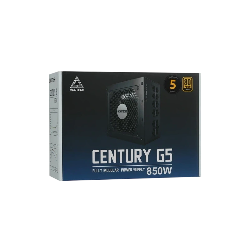 Блок питания Montech 850W CENTURY G5 (CENTURYG5850) 16 Pin (PCIe 5.0 Connector Cable Details) документация, комплект кабелей