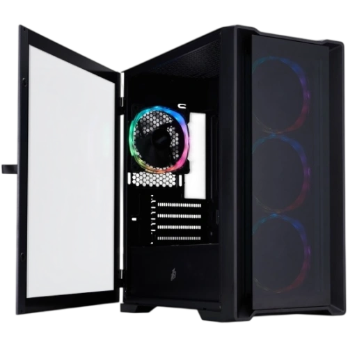 Компьютерный корпус 1STPLAYER TRILOBITE T4-G GLASS ARGB Black (T4-G-BK-4FS7)