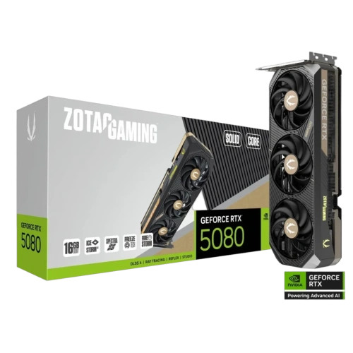 Видеокарта ZOTAC (ZT-B50800D2-10P) GeForce RTX 5080 16GB SOLID CORE