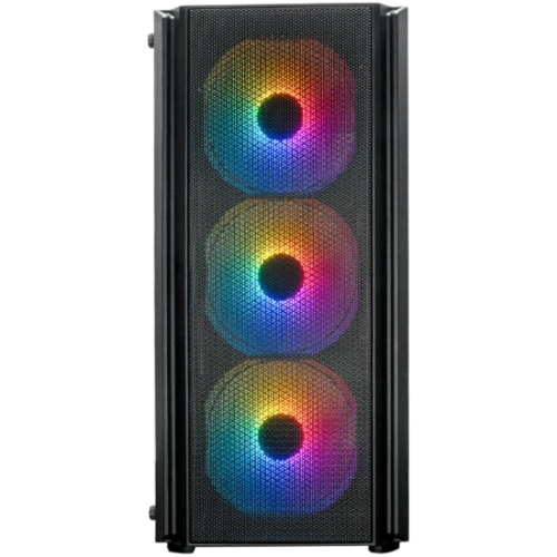 Компьютерный корпус XASTRA A402M 4FRGB Black (A402M-4FC12F-BK)