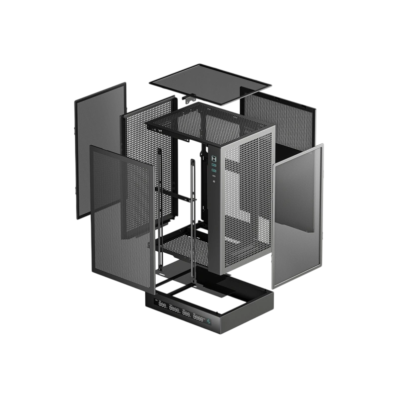 Компьютерный корпус Deepcool CH170 DIGITAL Black