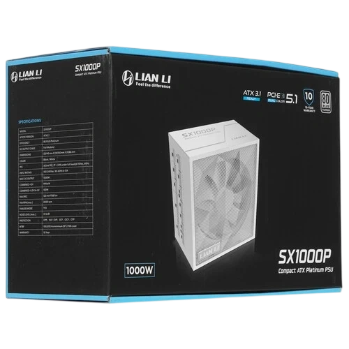 Блок питания Lian Li 1000W SX1000P White (G9P.SX1000P.W000.RU) 16 Pin (PCIe 5.1 Connector Cable Details)