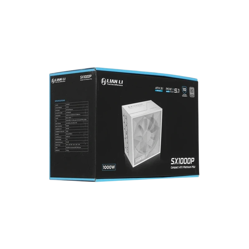Блок питания Lian Li 1000W SX1000P White (G9P.SX1000P.W000.RU) 16 Pin (PCIe 5.1 Connector Cable Details)
