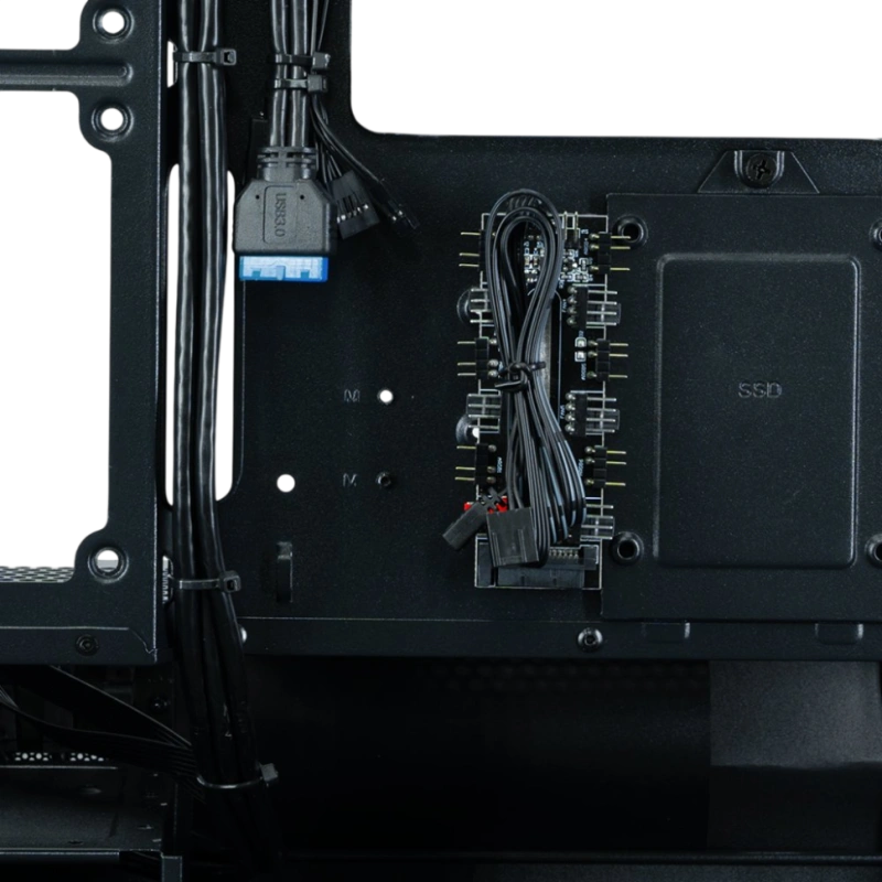Компьютерный корпус XASTRA Q400M 3ARGB-C6-UC ARGB Black (Q400M-3FM12A-C6-UC)
