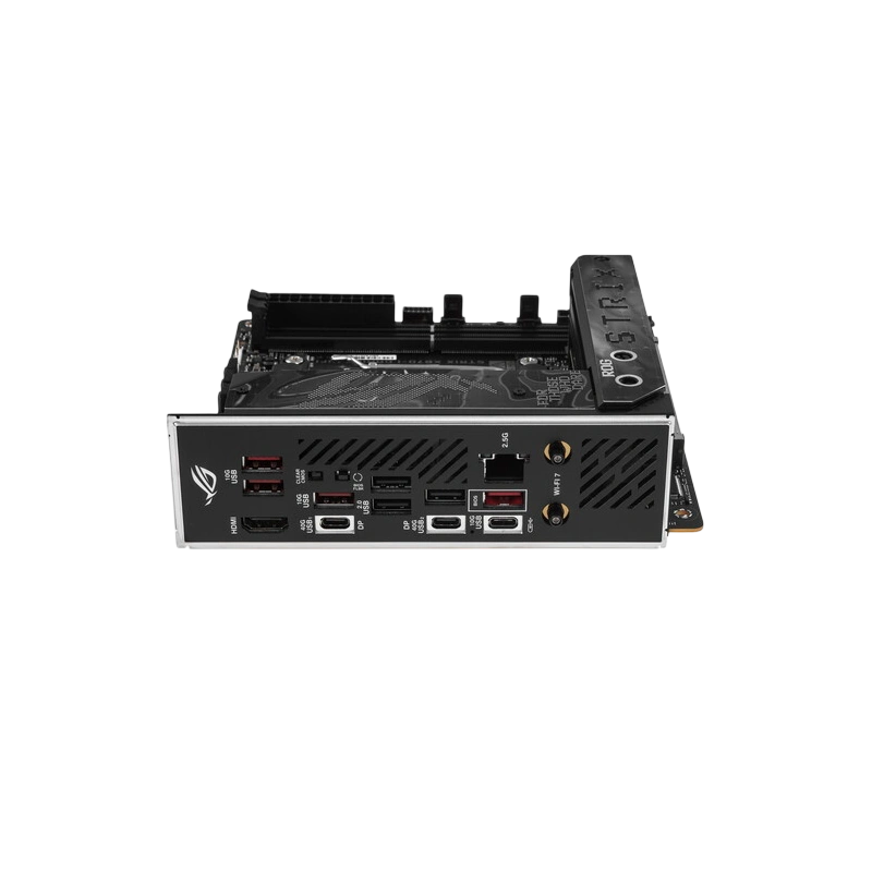 Материнская плата ASUS ROG STRIX X870-I GAMING WIFI (90MB1IW0-M0EAY0) 2 x кабель SATA, антенна WiFi, брелок, внешняя звуковая карта, кабель Type-C, комплект наклеек
