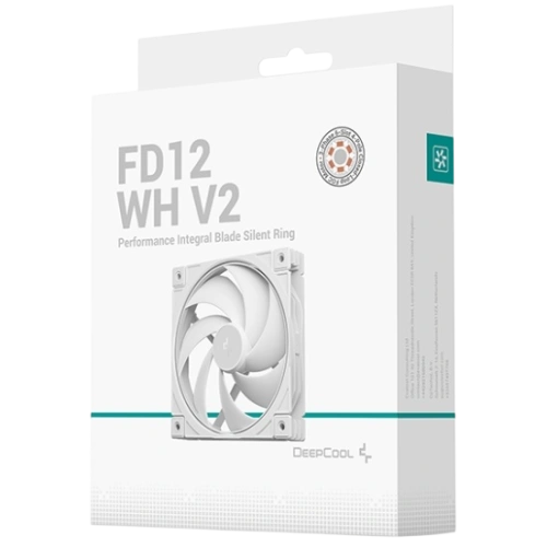 Вентилятор для корпуса Deepcool FD12 WH V2 White