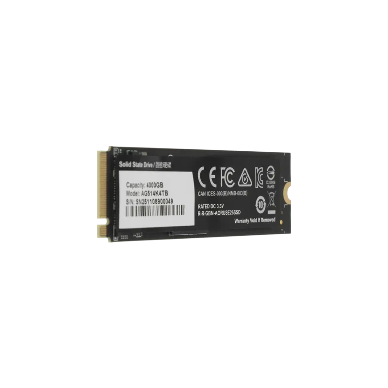 Твердотельный накопитель Gigabyte 4000 Gb AORUS (AG514K4TB)
