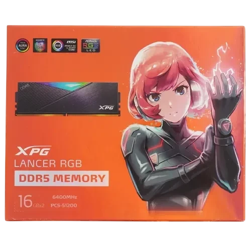 Оперативная память 32 Gb 6400 MHz ADATA XPG LANCER RGB (AX5U6400C3216G-DCLARBK)