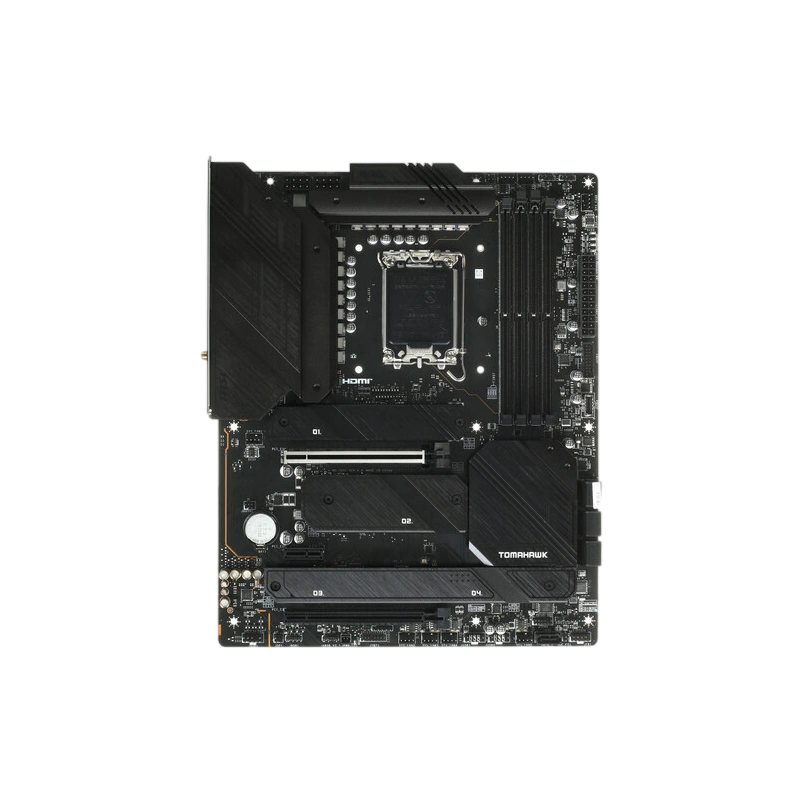 Материнская плата MSI MAG Z790 TOMAHAWK WIFI 2 x кабель SATA, USB Flash с ПО, антенна Wi-Fi, документация, комплект наклеек