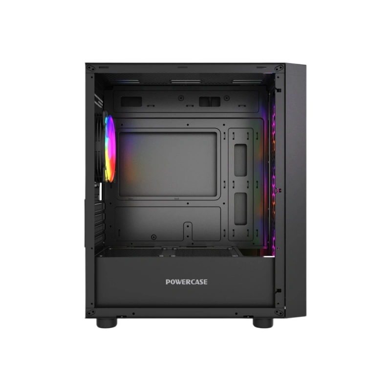Компьютерный корпус Powercase Mistral Micro EM19 TG ARGB Black (CMMEM19B-A4)