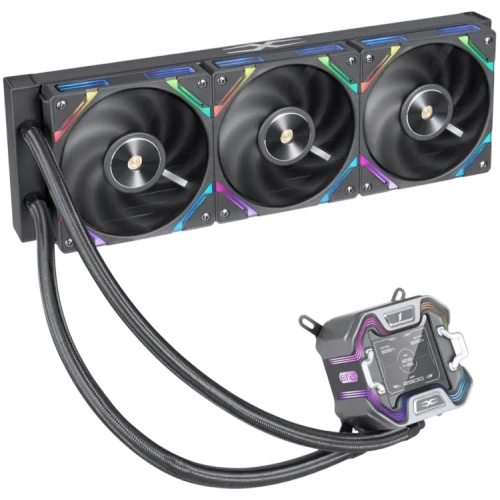 Система жидкостного охлаждения для процессора 1STPLAYER X-360 ARGB Black (X-360-BK)