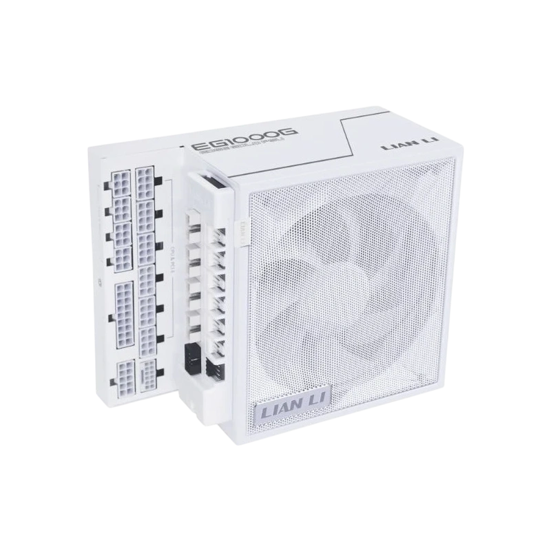 Блок питания Lian Li 1000W EG1000G White (G9P.EG1000G.WH00.RU) 16 Pin (PCIe 5.0 Connector Cable Details) EDGE хаб, документация, комплект кабелей
