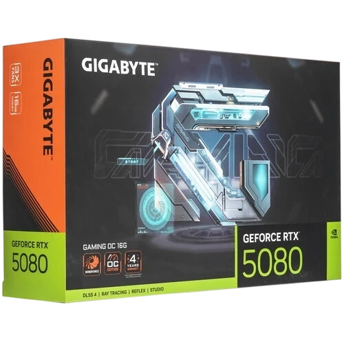 Видеокарта Gigabyte (GV-N5080GAMING-16GD) GeForce RTX 5080 16GB GAMING