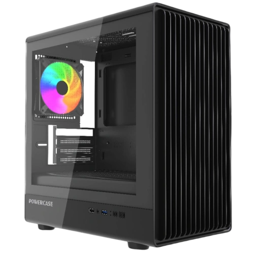 Компьютерный корпус Powercase Mistral Micro C4B ARGB Black (CMMCB-A4)