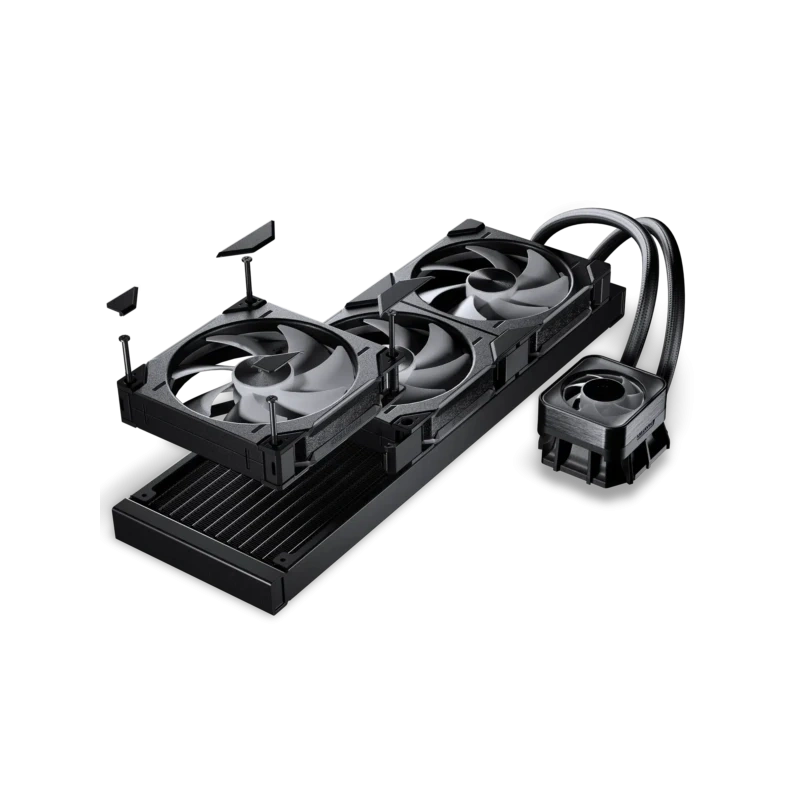 Система жидкостного охлаждения для процессора Phanteks Glacier One 420D30 X2 ARGB Black (PH-GO420D30_DBK02)