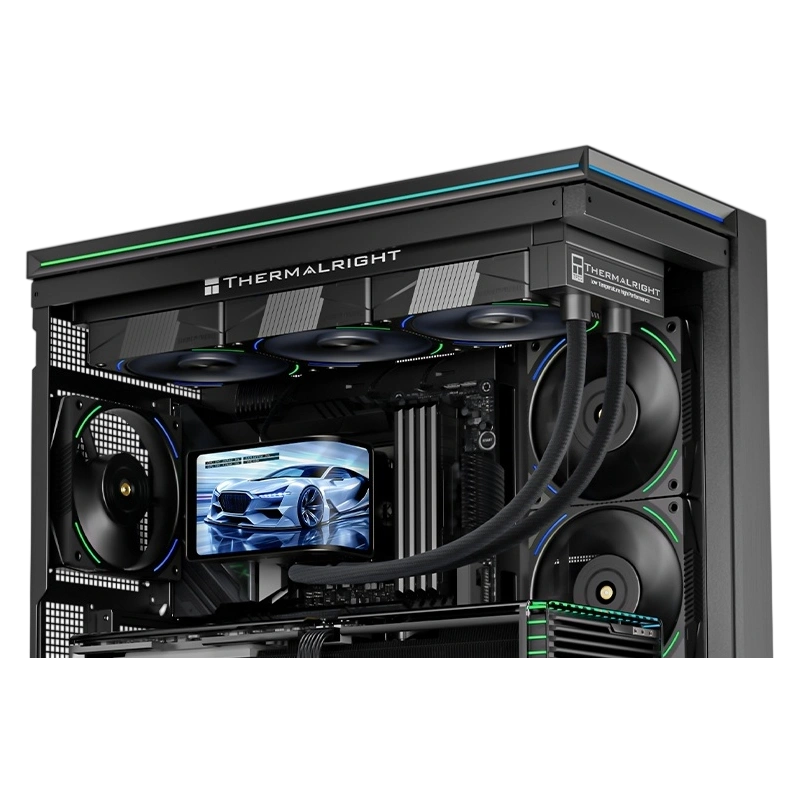 Система жидкостного охлаждения для процессора Thermalright Wonder Vision 360 Turbo ARGB Black (TRWV360TAB)