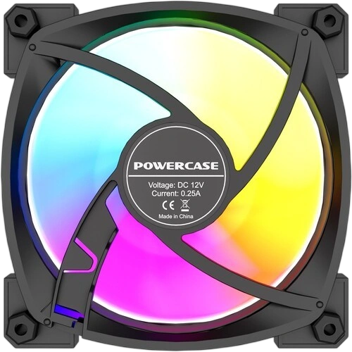 Вентилятор для корпуса Powercase (M55MR-12 ARGB) Black