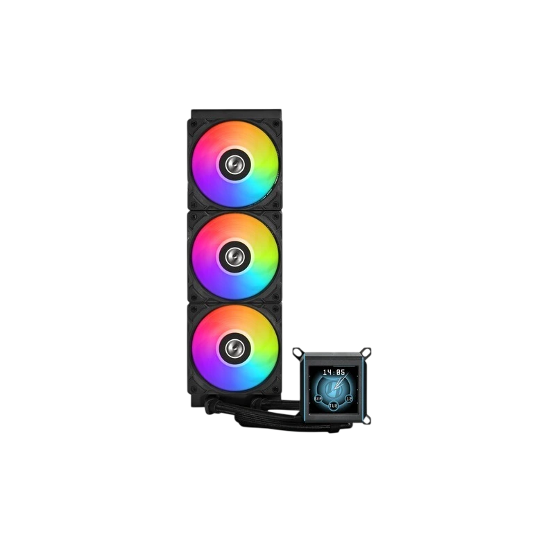 Система жидкостного охлаждения для процессора Lian Li GALAHAD II LCD 360 Black ARGB (GA2ALCD36B) (G89.GA2ALCD36B.R0) PWM