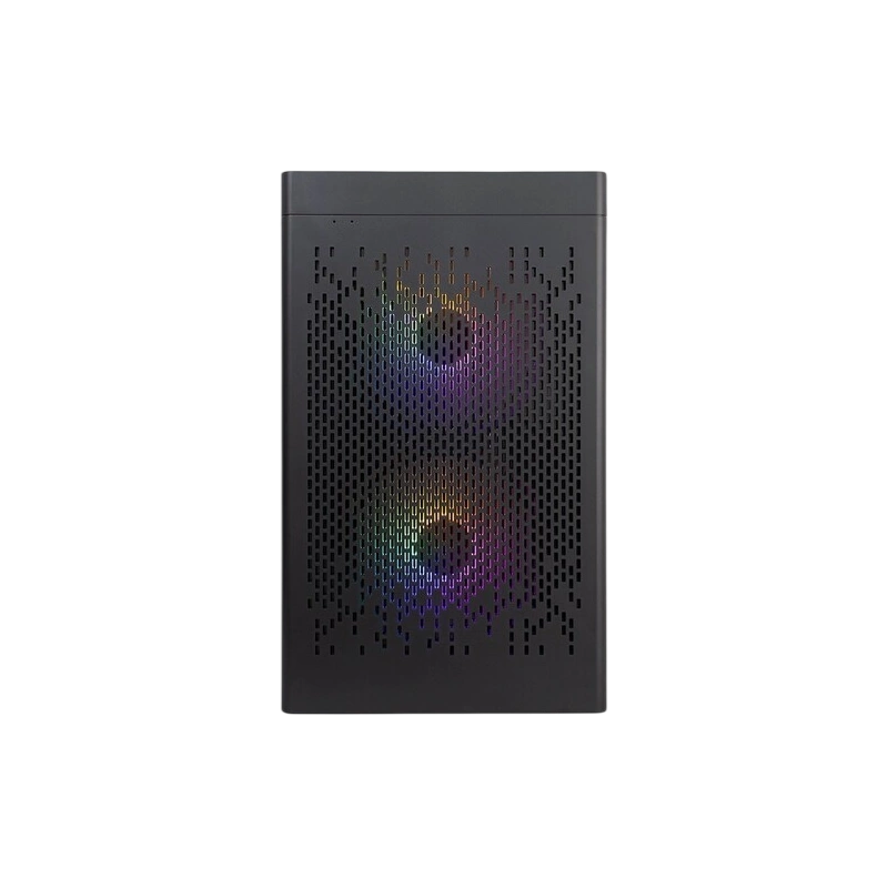 Компьютерный корпус 1STPLAYER DK D3-B LED Black (D3-B-BK-2F1P-1F1)