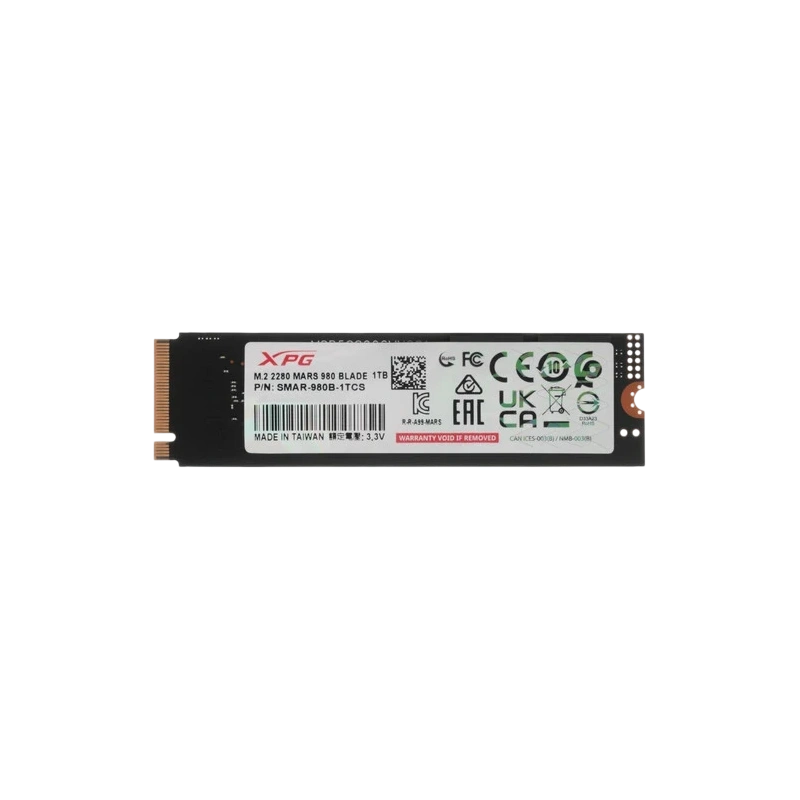 Твердотельный накопитель ADATA XPG 1000 Gb MARS 980 BLADE (SMAR-980B-1TCS) BOX
