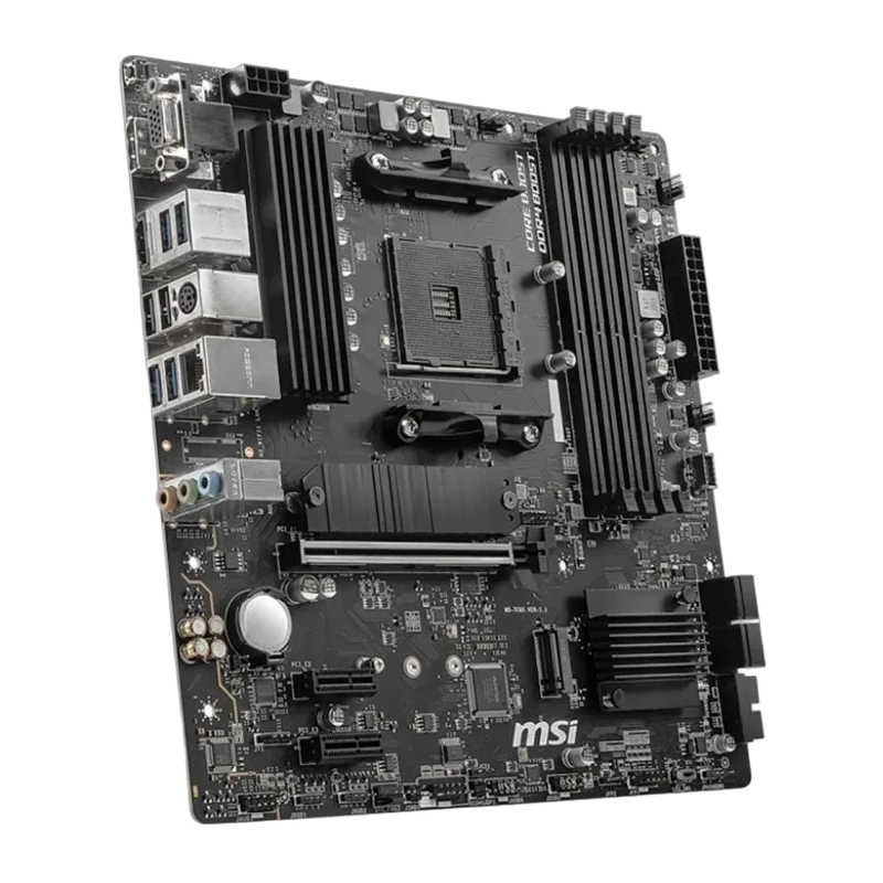 Материнская плата MSI B550M PRO-VDH 2 x кабель SATA, документация, задняя планка