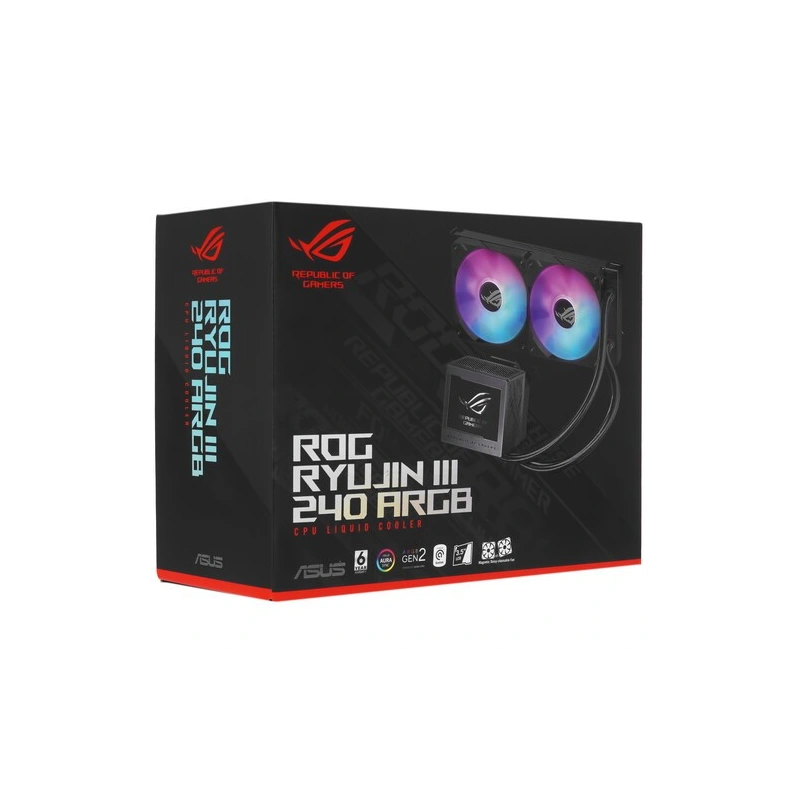 Система жидкостного охлаждения для процессора ASUS ROG RYUJIN III 240 ARGB Black (90RC00K1-M0UAY0)