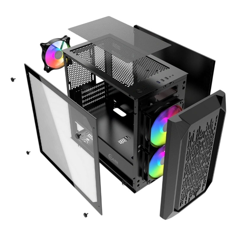 Компьютерный корпус Powercase ALISIO Micro X3B (CAMIB-L3)