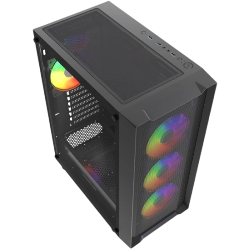 Компьютерный корпус Powercase Mistral EA19 TG ARGB Black (CMAEA19-A4)