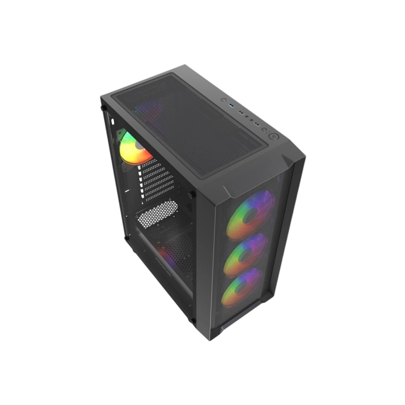 Компьютерный корпус Powercase Mistral EA19 TG ARGB Black (CMAEA19-A4)