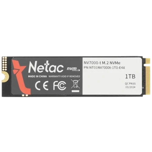 Твердотельный накопитель NETAC 1000 Gb (NT01NV7000t-1T0-E4X) BOX