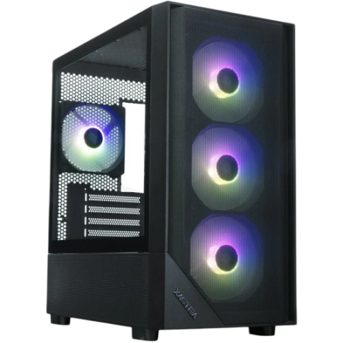 Компьютерный корпус XASTRA A401M 4ARGB-V2 TG Black (A401M-V2-4FC12A)